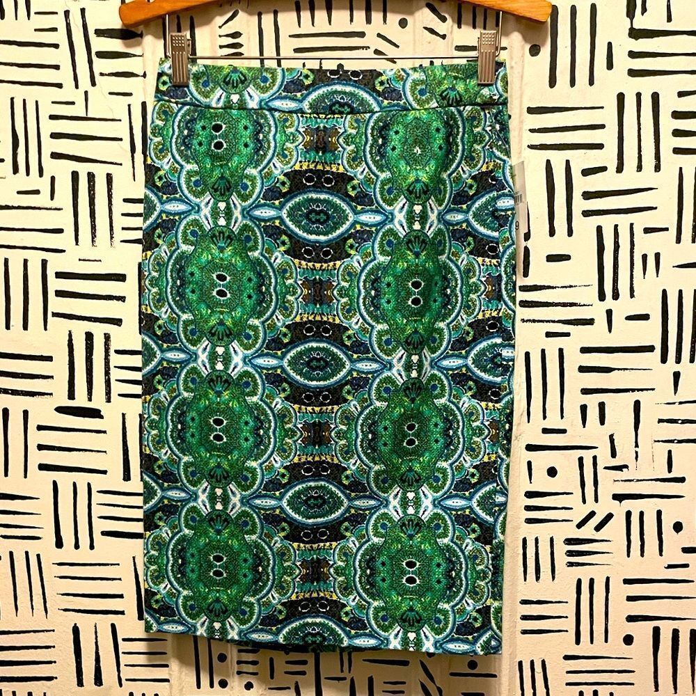 Joe Fresh Paisley Pencil Skirt